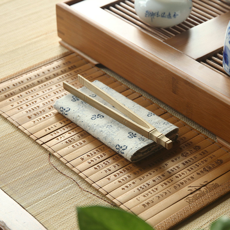 Bamboo crafts Tea with zero the classic of tea/For Students/The Scripture of Ethics/The Analects Bamboo mat Tea seats Tea mat Coasterin the Tableware , Tea set , Tea/With zero category - from Buy2taobao.com to provide professional Taobao agent buy service