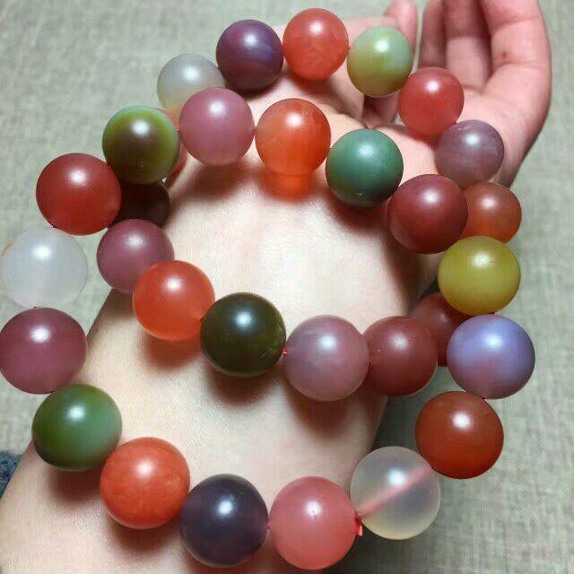 Sichuan Province Liangshan Yanyuan agate Agate Bracelet Hand string Multicolored fruit Unmounted Ruili goods in stock fresh Bakedin the Accessories/Fashion Jewelry, Bracelets category - from Buy2taobao.com to provide professional Taobao agent buy service