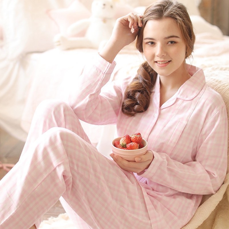 夢蜜 2017新品 雙層紗布月子服 純棉孕婦睡衣 産後哺乳衣長袖套裝在類目 孕婦裝/孕產婦用品/營養, 孕婦裝, 套裝中 - 來自Buy2taobao.com提供專業的淘寶代購服務