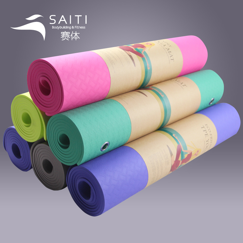 Yoga Mat Decathlon TPE non-slip 3/4/6/8mm Sports fitness Yoga Crunchesin the Sports/Yoga/Fitness/Fans supplies , Yoga , Yoga Mat category - from Buy2taobao.com to provide professional Taobao agent buy service