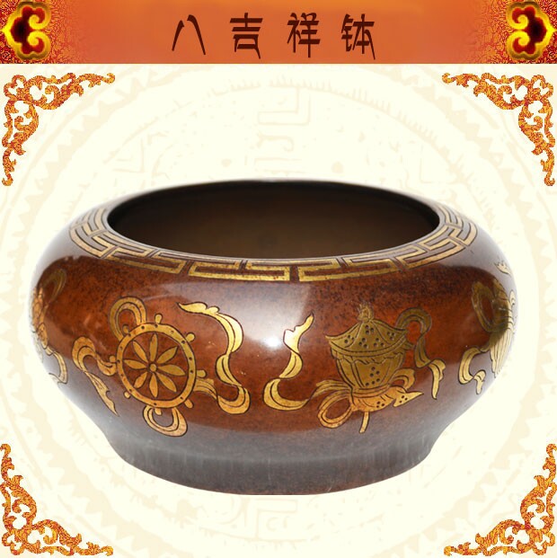 Xing Ruyi/High-end court Queen manual Boutique auspicious Copper Bowl Gilt Copper Pure copper Bowl practicein the Home accessories , Decoration category - from Buy2taobao.com to provide professional Taobao agent buy service