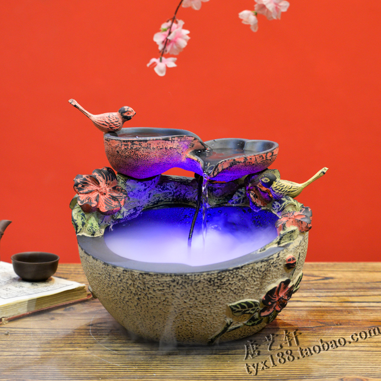 D屋内装饰品摆件 客厅喷泉假山流水摆件小设 景观阳台盆景加湿器在类目 商业/办公家具, 城市家具, 美化丰富空间设施, 喷泉中 - 来自Buy2taobao.com提供专业的淘宝代购服务