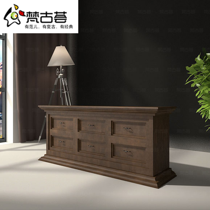 欧式复古服装店流水台中岛架展示桌包包置物架抽屉柜子展台收纳木在类目 商业/办公家具, 货架/展柜, 精品展柜/陈列柜中 - 来自Buy2taobao.com提供专业的淘宝代购服务