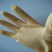粤龙乳胶手套加厚牛筋橡胶洗碗防护清洁劳保手套耐磨胶皮工作手套