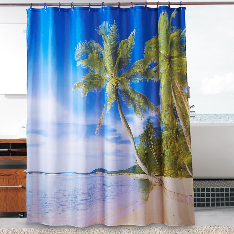 Shower Curtains Polyester fiber waterproof Curtain fabric Shower Room partition Curtain door curtain window Hanging curtainin the Family/Personal Cleaning Tools , Sanitary appliances/Bathroom accessories , Shower Curtains category - from Buy2taobao.com to provide professional Taobao agent buy service