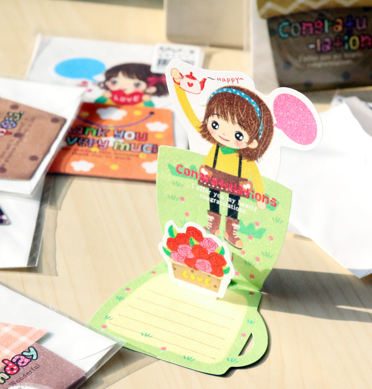 79 Commune Korean genuine lovely fold Greeting cardsin the Electronic Dictionary/Electronic paper book/Stationery , Printing Products , Greeting Cards/Postcard category - from Buy2taobao.com to provide professional Taobao agent buy service