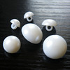 纽扣扣子专卖高档白色珍珠圆形扣子 蘑菇扣女士雪纺衬衫开衫扣子