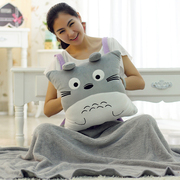 猫咪暖手捂抱枕被子，两用空调毯子午睡枕靠垫，插手情人节女生日礼物
