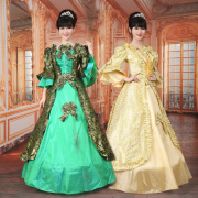 欧洲皇室公主服高档宫廷装西式礼服婚纱舞台演出服装影楼摄影写真
