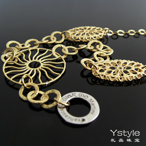 【Ystyle礼品珠宝】★ 18K金 K-gold 项链 复古镂空在类目 珠宝/钻石/翡翠/黄金, K金首饰, 颈饰中 - 来自Buy2taobao.com提供专业的淘宝代购服务