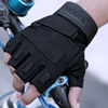 盾郎黑鹰战术半指手套防割运动户外健身登山骑行手套