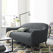 北欧现代日式沙发客厅家具布艺，沙发单人双人三人组合沙发小户型