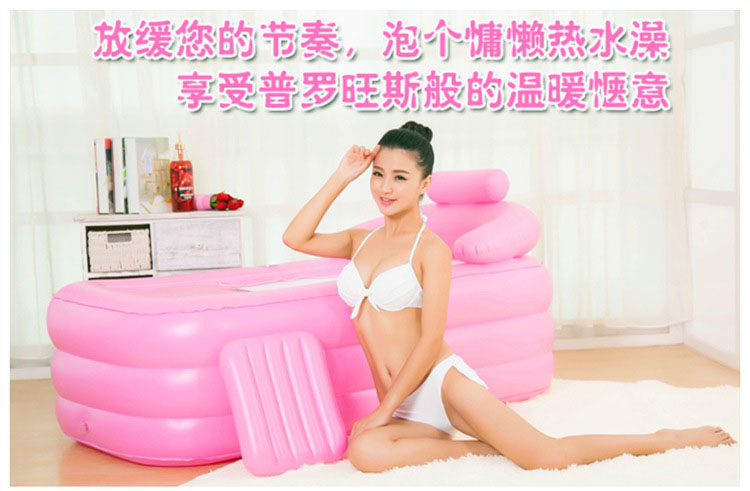 Intime inflation bathtub thickening adult Bathtub fold Bathtub Bath basin Deep soaking Plastic Bath barrelin the Toy/Childs/Puzzle/Building block/Model , Swimming pool/Water toys , Swimming pool category - from Buy2taobao.com to provide professional Taobao agent buy service