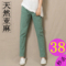 上下架计划:松紧腰哈伦亚麻女裤 韩版时尚棉麻休闲裤 夏季新品小脚裤女装长裤