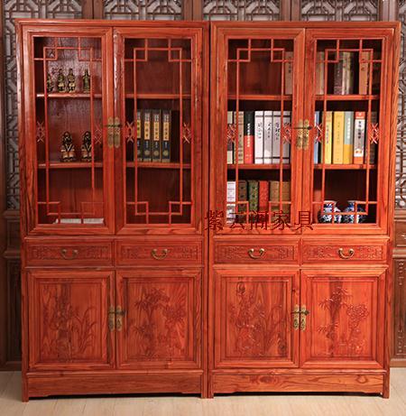 明清仿古家具榆木中式全實木書櫃書架組合書櫥帶門展示儲物櫃特價在類目 住宅傢俱, 櫃類, 書櫃, 組合書櫃中 - 來自Buy2taobao.com提供專業的淘寶代購服務
