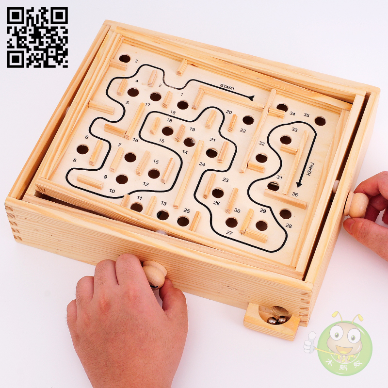wooden balance roll-on ball Maze Large children desktop Chess game Parenting interaction tradition Souptoysin the Toy/Childs/Puzzle/Building block/Model , Unlock/Maze/Cube/Intelligence toys , Maze category - from Buy2taobao.com to provide professional Taobao agent buy service