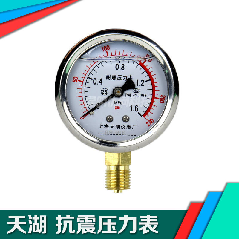 Tianhu stainless steel 60 anti-seismic Pressure gauge Radial Pressure gauge Barometer Oil pressure gauge 10 16 25 kg .in the Hardware/Tool , Instrumentation , Pressure gauge category - from Buy2taobao.com to provide professional Taobao agent buy service