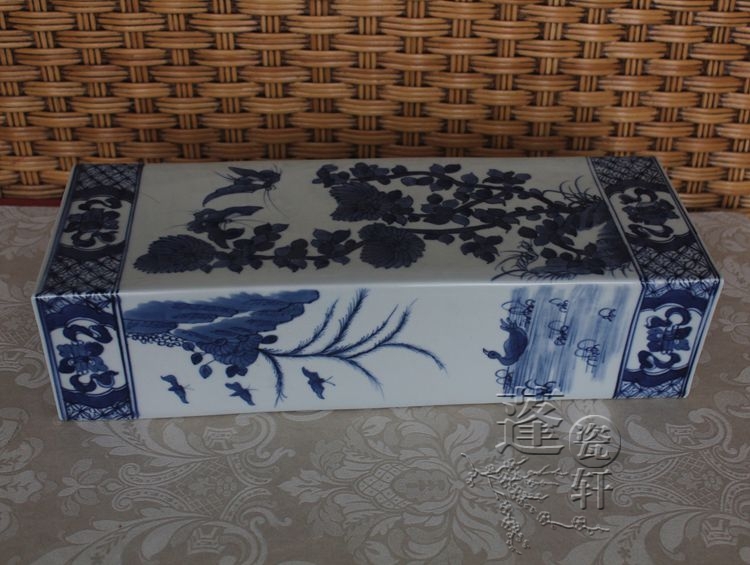 景德镇陶瓷枕头摆件手绘仿古青花陶瓷枕头摆设|msdalam kategori Aksesori rumah, hiasan - dari Buy2taobao.com untuk memberikan perkhidmatan ejen Taobao profesional membeli