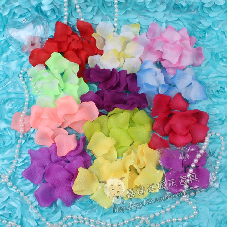 Wedding celebration Simulation Rose Petal Hand sprinkling flower Flower with petals wedding Marriage room Decoration Wedding arrangementsin the Festive supplies/Gift , Wedding Themes/Props , Wedding silk flower category - from Buy2taobao.com to provide professional Taobao agent buy service