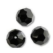 奥地利元素水晶5000地球珠 280黑色DIY手链项链饰品散珠