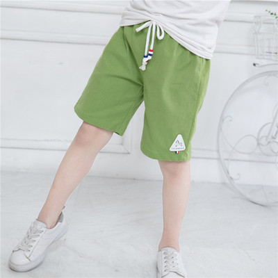 儿童夏季新款短裤五分裤标签短裤男女童沙滩裤宝宝打底裤中裤裤子
