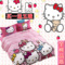 上下架计划:hello kitty全棉四件套 纯棉磨毛加厚儿童床单床笠卡通三件套包邮