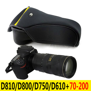 适用于尼康相机，软包d850dd800d810d750d610d500+70-200镜头内胆包