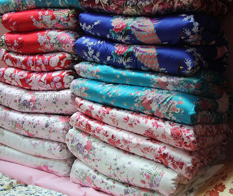 Silk-like quilt cover Classical quilt cover Rural quilt cover Silk quilt cover Satin quilt cover Big flower Quilt coverin the Bedclothes , Quilt category - from Buy2taobao.com to provide professional Taobao agent buy service
