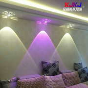 led背景墙射灯筒灯电视嵌入式灯沙发床头照画灯，创意3w客厅天花灯