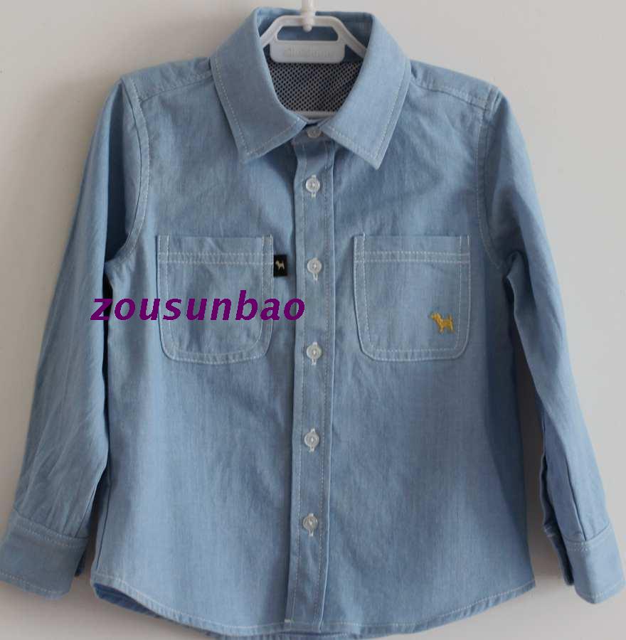 the republic of korea Children's clothing Tide products handsome pure cotton Long sleeve shirtin the Children/Baby/Family fitted , Shirt category - from Buy2taobao.com to provide professional Taobao agent buy service
