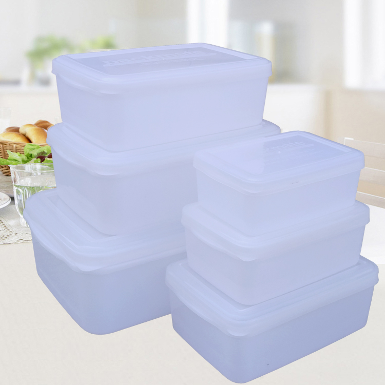 白色塑料保鲜盒大号冰箱食品冷藏盒厨房收纳储物盒杂物整理盒|ruв категории посуда, сохранение контейнер/сохранение продовольственный, сохранение коробка - от Buy2taobao.com для оказания профессиональной услуги покупки агента Taobao