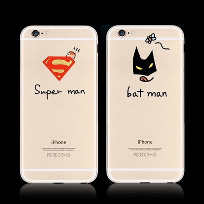 标题优化:苹果6手机壳iphone6 plus超薄硅胶保护套i5S隐形透明卡通彩绘软壳
