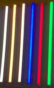 led日光灯管T8彩色灯管0.6m0.9m1.2米T5红光绿光蓝光黄12V24V220V