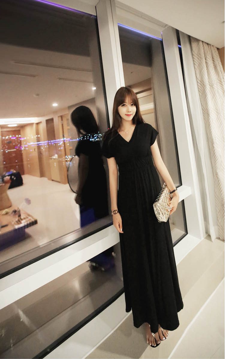 new pattern Korean Edition maternity dress pregnant woman Dress Thin section V-neck longuette Large pure cotton modal customizedin the Maternity/Maternal supplies/Nutrition , Maternity , Dress category - from Buy2taobao.com to provide professional Taobao agent buy service