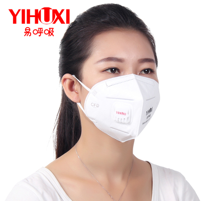 易呼吸 口罩防尘防风沙 工业劳保男女口罩 n95 骑行防雾霾pm2.5