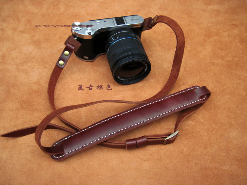 \Top layer leather Retro Monosyllabic reaction Adjustable Camera Strap Leather Camera belt LOGO Customized retro Brownin the 3C Digital Accessories, SLR/Single-camera accessories , Fuselage attachments , Camera Strap category - from Buy2taobao.com to provide professional Taobao agent buy service