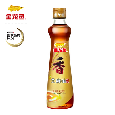 【天猫超市】金龙鱼 纯芝麻油 香油 400ml 凉拌 调味 人气爆款