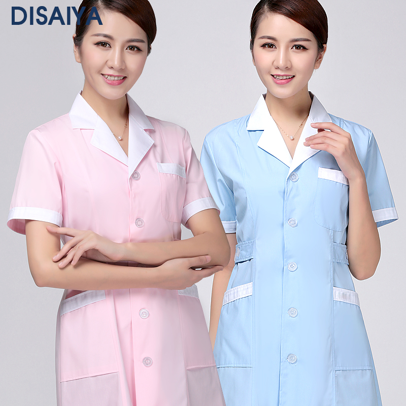 Ducey Nurse Uniform summer Short sleeve Pink Pharmacy Beauty Salons overalls Needlework Doctor Bai Daguain the Women's clothing/Boutique , Set/Student uniforms/Work uniforms , Medical uniforms category - from Buy2taobao.com to provide professional Taobao agent buy service