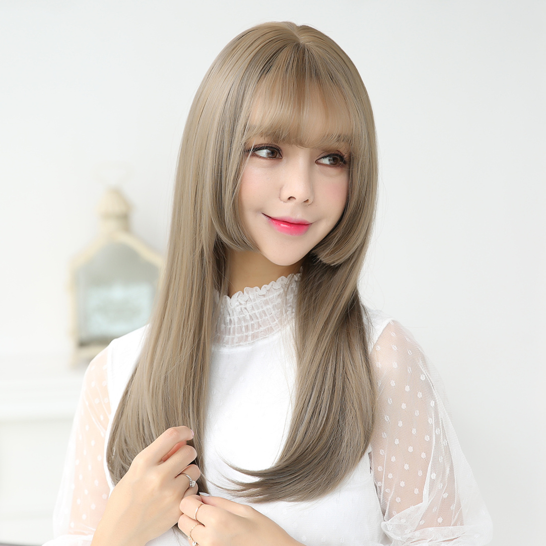 Wig Long straight hair Round face Wig Long Long curly hair Korea Simulation Grow up wave Wigin the Hair Care/Wig , Wig , Whole wig category - from Buy2taobao.com to provide professional Taobao agent buy service