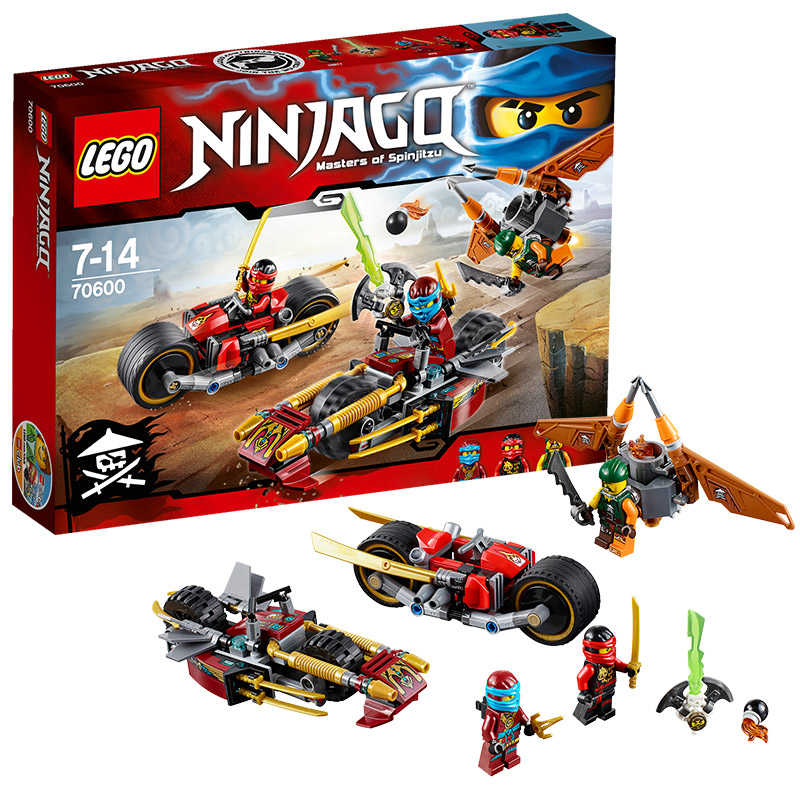 乐高幻影忍者系列70600双忍出击LEGO Ninjago 积木玩具趣味益智