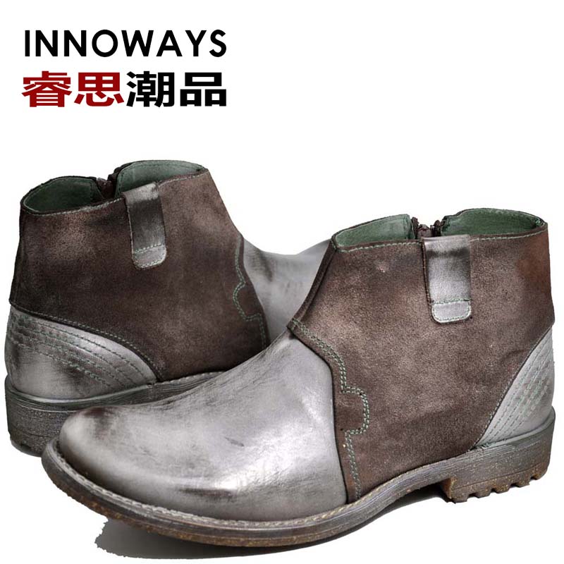 西班牙原裝進口現貨Slowwalk男士複古風高幫牛皮休閑鞋在類目 流行男鞋, 高幫鞋中 - 來自Buy2taobao.com提供專業的淘寶代購服務