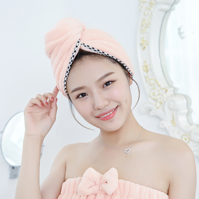 干发帽吸水珊瑚绒擦头发速干毛巾 加厚浴帽长发包头巾干发巾|msdalam kategori keluarga/Alat Pembersihan peribadi, Peralatan pembersihan penjagaan diri, topi rambut kering - dari Buy2taobao.com untuk memberikan perkhidmatan ejen Taobao profesional membeli