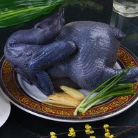 鲜乌鸡整只 杀后约1.1kg 鲜鸡肉 农家养乌骨鸡 武汉满百包邮