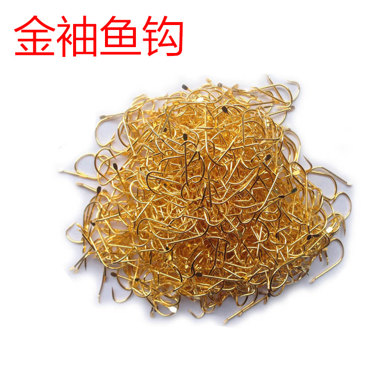 金袖鱼钩 散装鱼钩 有倒刺金钩钓鲫鱼金袖钓鱼钩金袖鱼钩散装|msdalam kategori luar/Mountaineer/Camping/Aksesori perjalanan, peralatan memancing, cangkuk - dari Buy2taobao.com untuk memberikan perkhidmatan ejen Taobao profesional membeli