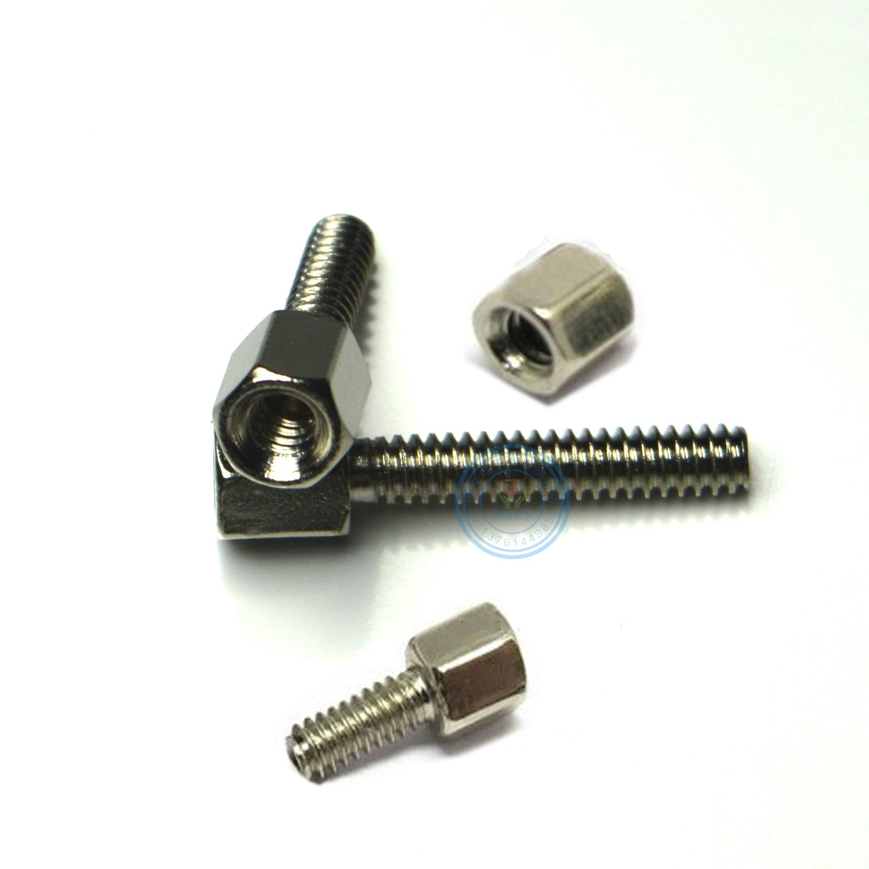 Inch copper pillar #4-40 Screw RS232 DB head VGA copper pillar COM Serial ports Copper stud Screwin the Hardware/Tool , Fastener , Stud category - from Buy2taobao.com to provide professional Taobao agent buy service