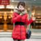 上下架计划:2014新款韩版女装中长款棉衣外套女毛领冬装潮羽绒棉服清仓特价
