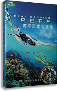 正版BBC纪录片 海洋天堂大堡礁 盒装DVD 中英双语dvd影碟片