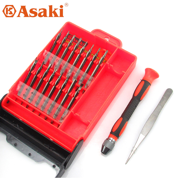 ASAKI 34件套电讯批组合套装 手机数码平板电脑维修螺丝批刀工具在类目 五金/工具, 手动工具, 工具组合套装, 组合套装中 - 来自Buy2taobao.com提供专业的淘宝代购服务