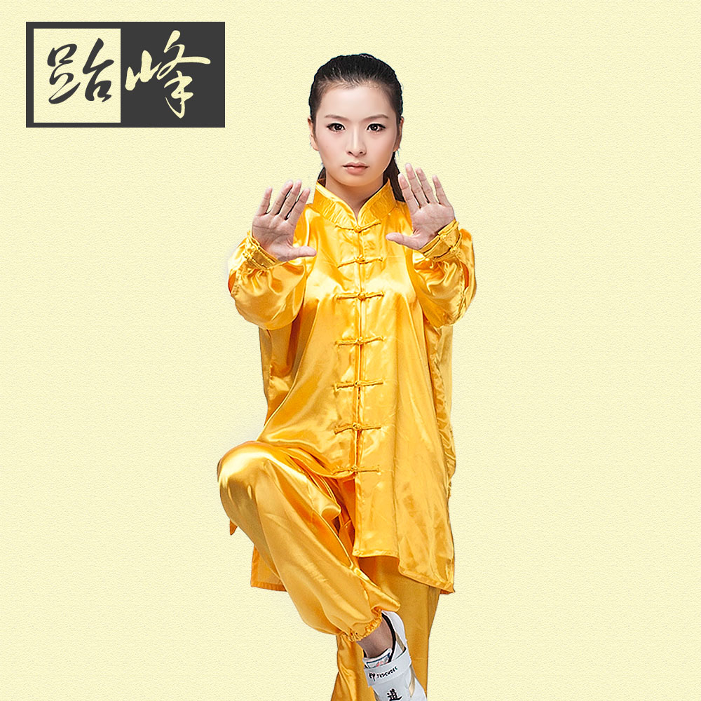 跆峰 仿真丝太极服男女南韩丝太极拳服装表演服春夏武术服练功服在类目 运动/瑜伽/健身/球迷用品, 跆拳道/武术/搏击, 太极, 太极服中 - 来自Buy2taobao.com提供专业的淘宝代购服务
