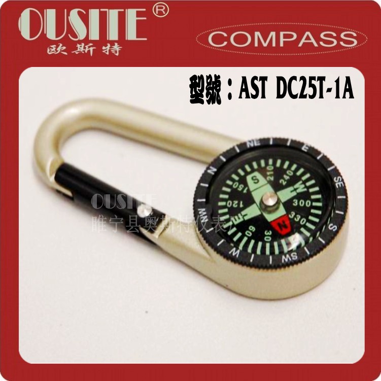 奧斯特DC25T-1A合金登山扣指南針鑰匙扣指南針挂鈎指南針在類目 戶外/登山/野營/旅行用品, 通訊/導航/戶外表類, 指南針/溫度計/氣壓計/高度計中 - 來自Buy2taobao.com提供專業的淘寶代購服務
